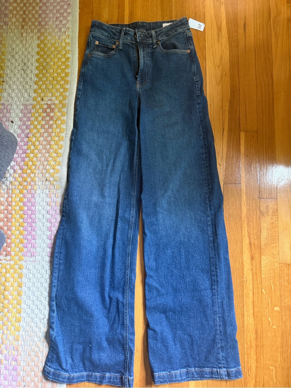 GAP Curvy High-Rise Blue Denim Jeans